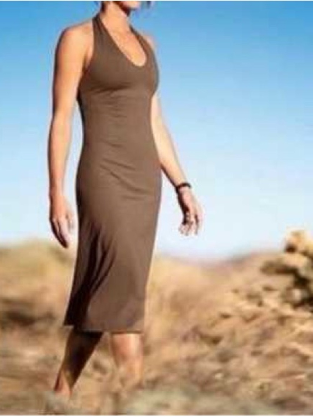 Patagonia Size Small Morning Glory Dress in Brown Mocha